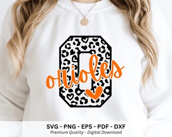 Orioles Svg, Orioles Png Files, Orioles Baseball Football Basketball Soccer School Mascot Shirt Png, Sublimation Design, Digital Download