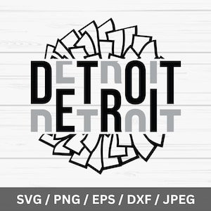 Detroit Baseball, Detroit Pride Svg, Detroit Cheer, Detroit Png, Detroit Team Spirit, Cut Files, Sublimation, Iron On, Dtf, Vinyl, Clipart