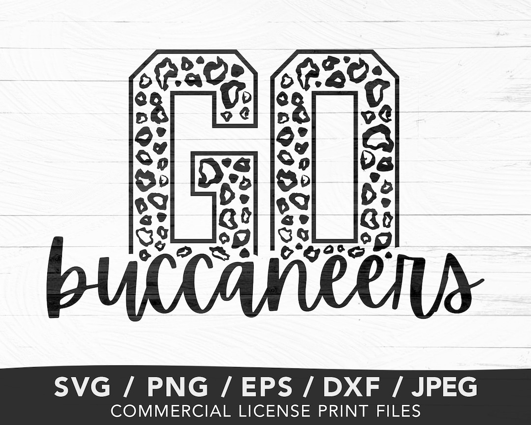 Go Buccaneers Svg Instant Download Buccaneers Mascot Go - Etsy