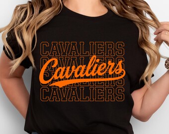 Cavaliers Png, Preppy Cavaliers Png, School Spirit Shirt, Cavaliers Mascot Png, Sublimation Design, Sports Clipart Digital Download
