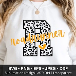 Roadrunner Leopard Mascot Png, Roadrunner Pride Svg, Roadrunner Png, Roadrunner Cheer Mom, Roadrunner Fan Png, Roadrunner Love, Sublimation