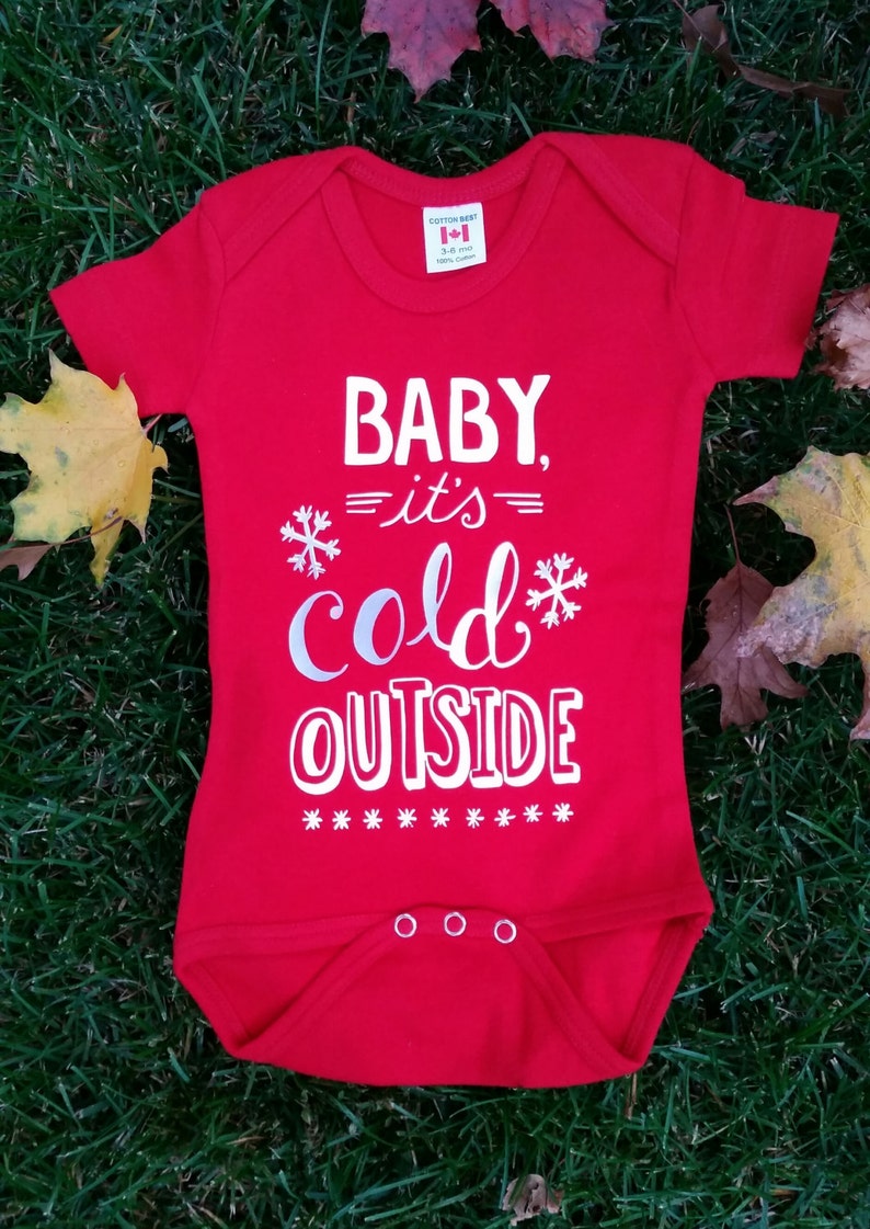 Baby Its Cold Outside Newborn Baby Onesie Unisex Baby Onesie Etsy Canada