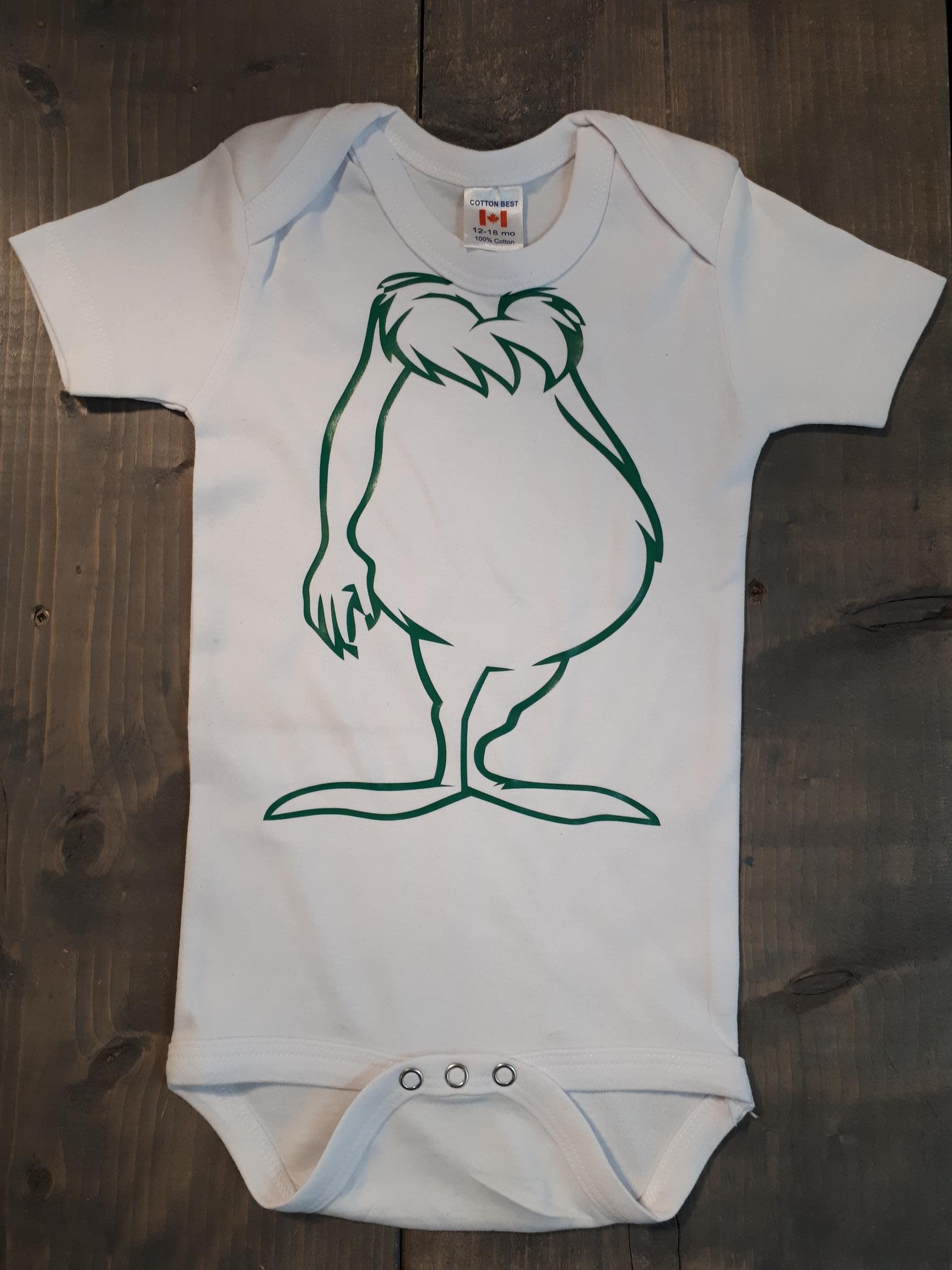The Grinch Baby Bodysuit Baby Onesie Holiday Christmas Bodysuit Etsy UK