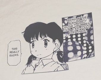 alien 9 manga tee ver 1