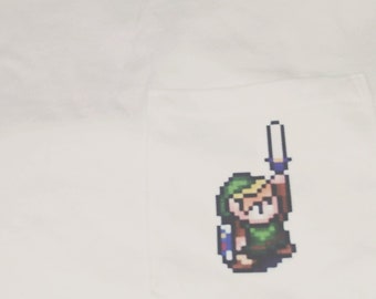 zelda link to the past pocket tee