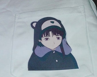 serial experiments lain  pocket tee