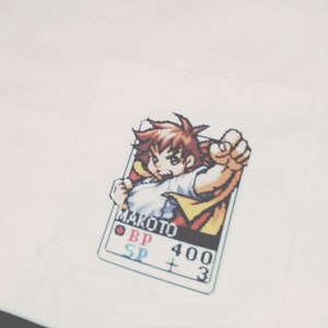 street fighter 3 makoto pocket tee