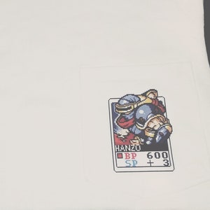 samurai shodown hanzo pocket tee