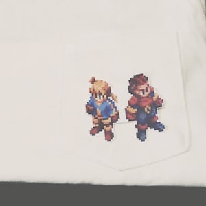 ramza and delita (final fantasy tactics) pocket tee