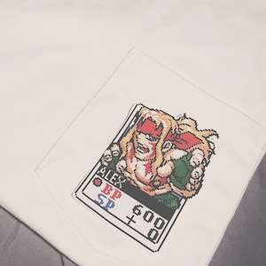 street fighter 3 alex pocket tee