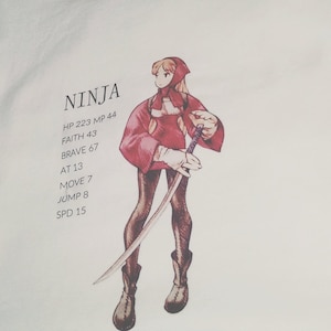 final fantasy tactics ninja tee