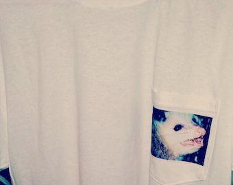 opossum pocket tee