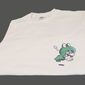 frog suit pocket tee