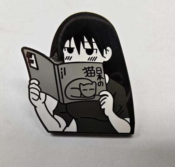 Azumanga Daioh Sakaki Reading About Cats 1.25