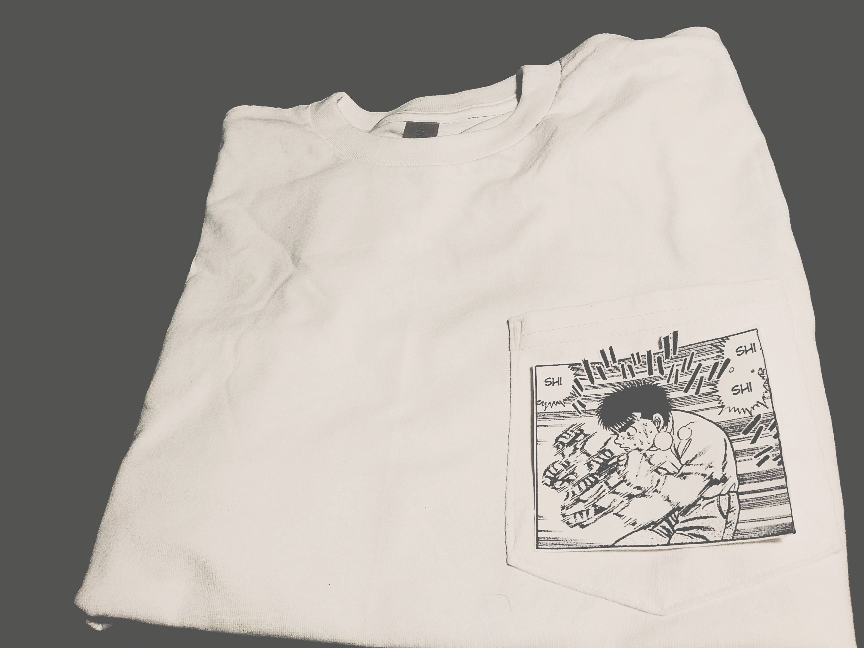 Hajime No Ippo Pocket Tee Sweatshirt T-Shirt - TourBandTees