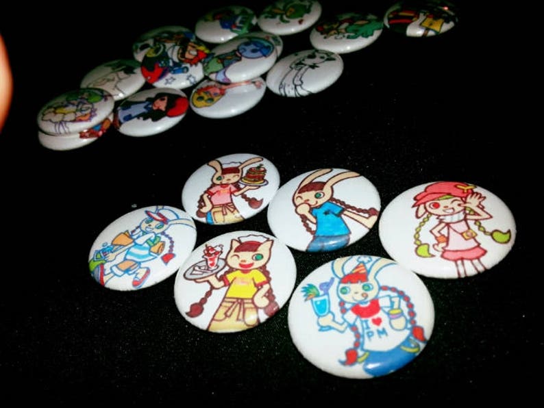 20 one-inch Pop N Music button pins