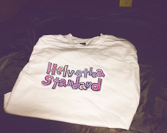 helvetica standard tee