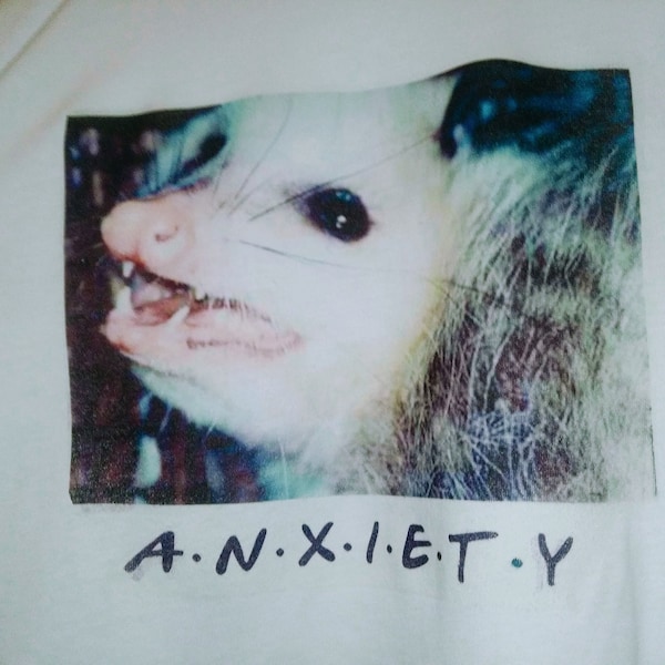 opossum anxiety shirt