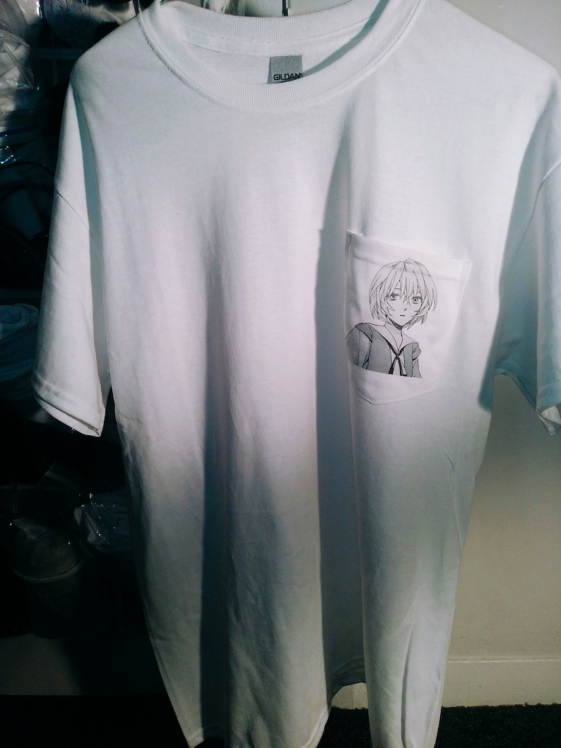 rei ayanami t shirt bershka