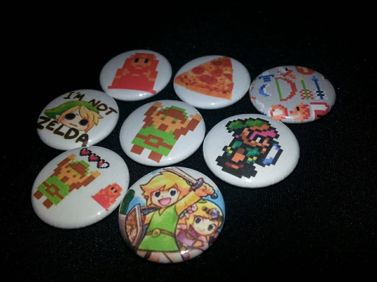 16 oneinch Legend of Zelda button pins Etsy