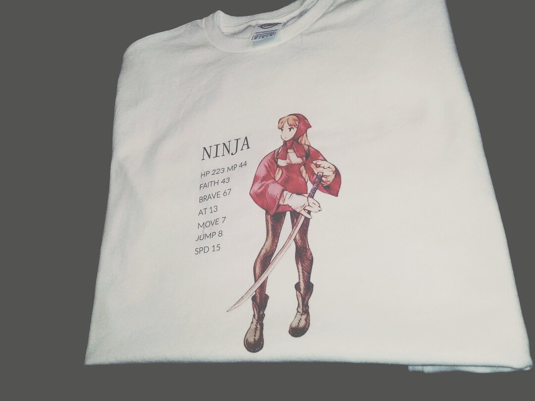 Ffta Merch Final Fantasy Tactics Ninja Tee - Etsy