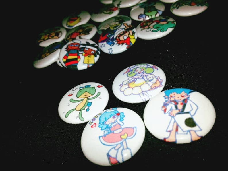 20 one-inch Pop N Music button pins