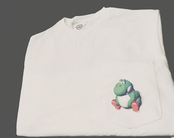 thicc yoshi pocket tee