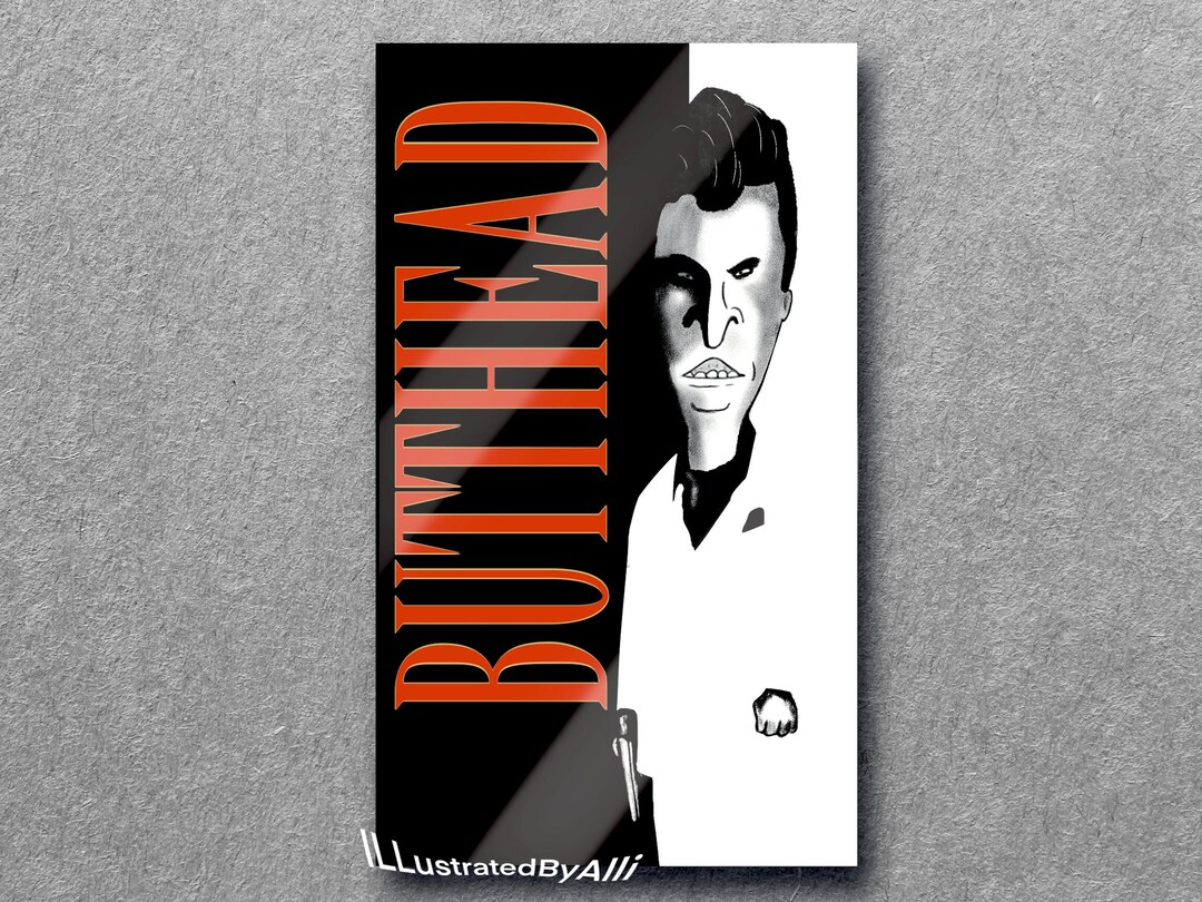 Scarface Rapper Vinyl Sticker Scarface Beavis and Butt-Head Wasserfest Vinyl Sticker Tony Montana ...