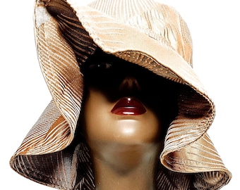 Gold Floppy Hat