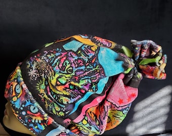 Cool Cat Fleece Sack Hat