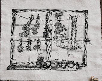 Summer Forage • Screen-Printed Recycled Cotton Patch