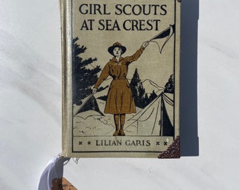 Vintage Book Clutch - “The Girl Scouts at Sea Crest”