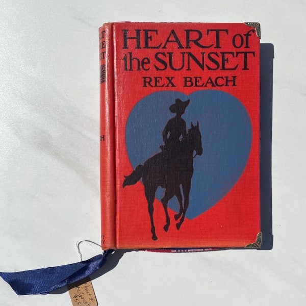 Vintage Book Clutch - “Heart of the Sunset Rex Beach”