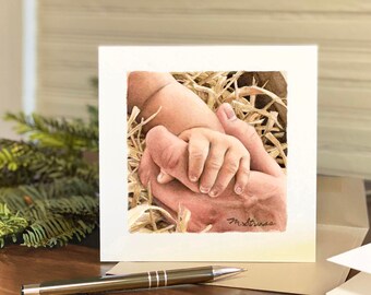 Christian Christmas Card - "God With Us"