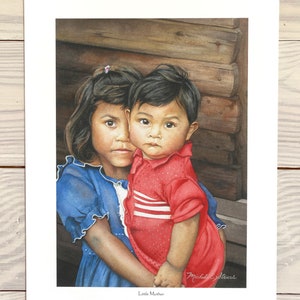 El Salvador Art Print - &quot;Little Mother&quot;