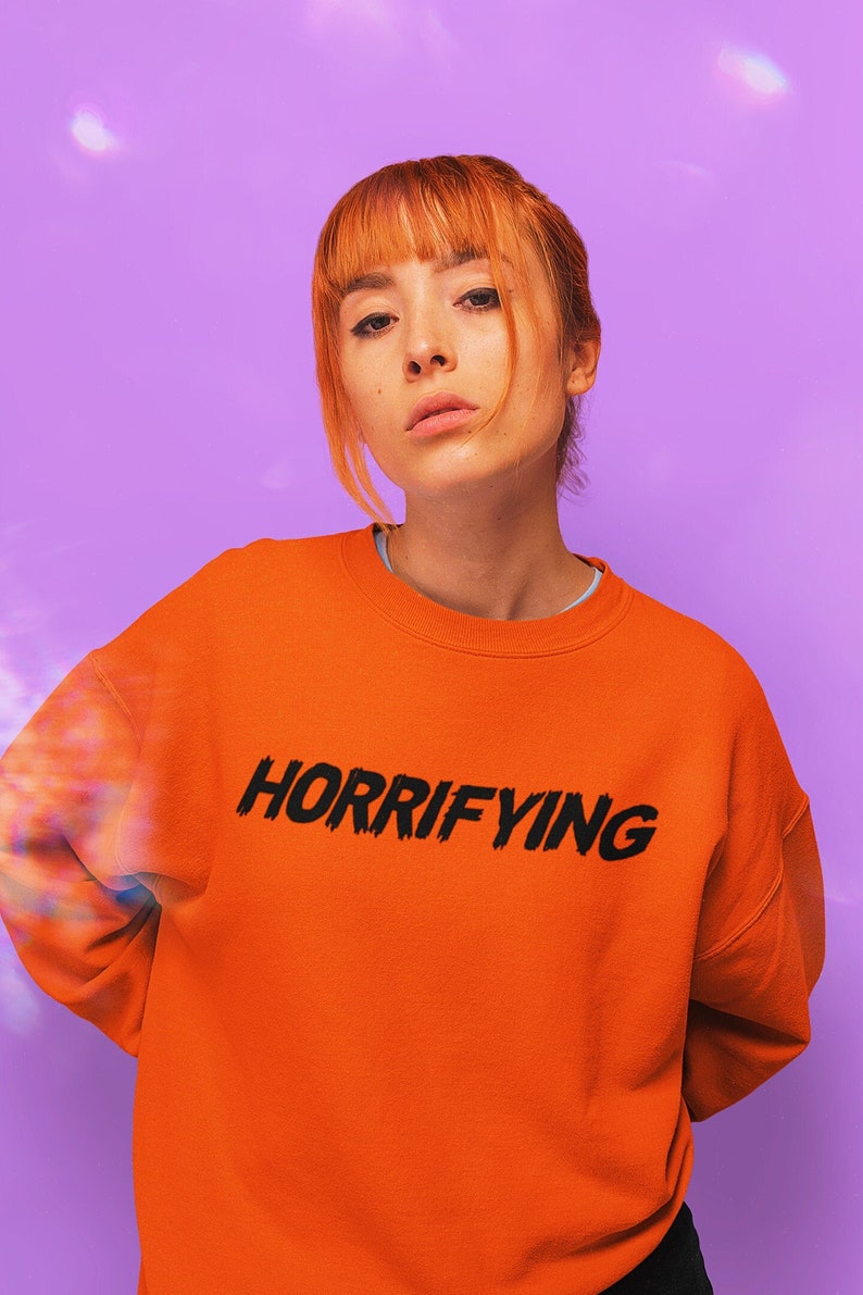 Horrifying Halloween Clothes for Women 2021 Unisex Crewneck Etsy