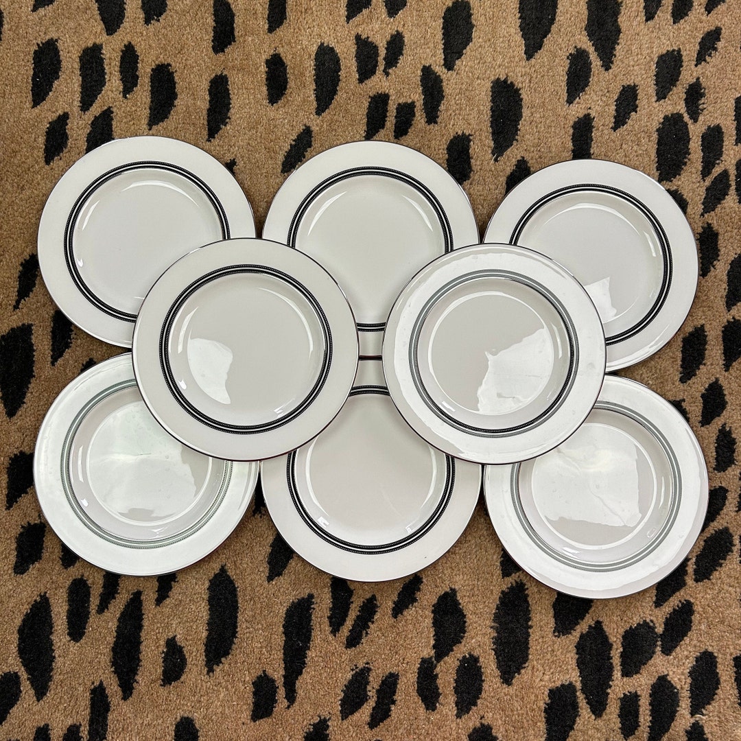 Kate Spade Lenox Salad Plates discontinued Line Set of 8 Etsy