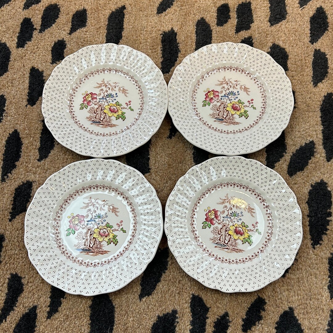 Vintage Royal Doulton Grantham Dessert Plates set of 4 Etsy