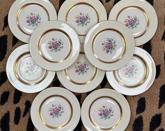 Vintage Theodore Haviland New York Gainsborough Dessert Plates (set of 10)