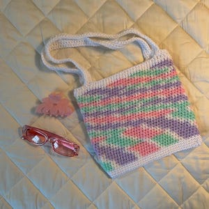 crochet shoulder bag