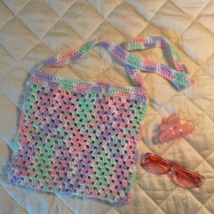 crochet shoulder bag