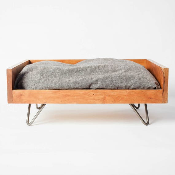 mid century dog bed