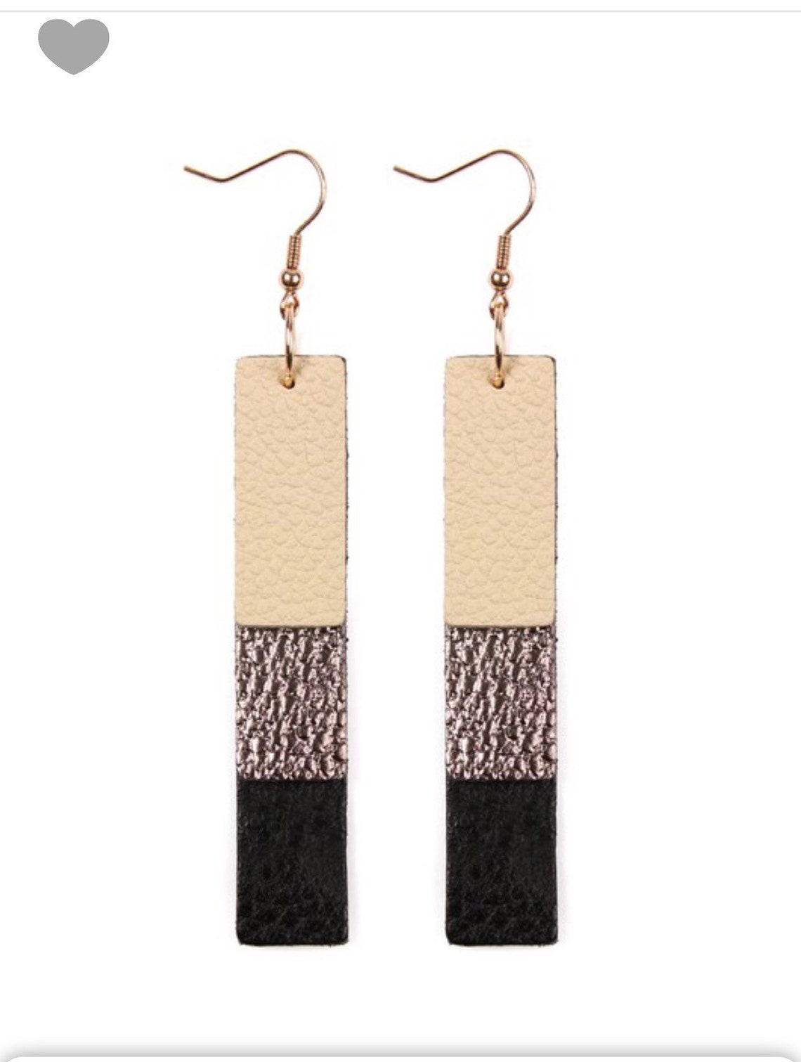 Handmade Leather Strip Earrings Multicolored Earrings Etsy