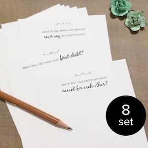 Hochzeitsspiel Frage- und Ratkarten - Printable Download (8)