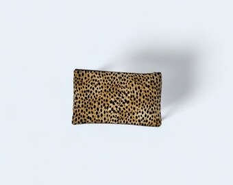 Zippered Clutch Purse - Cheetah Girl