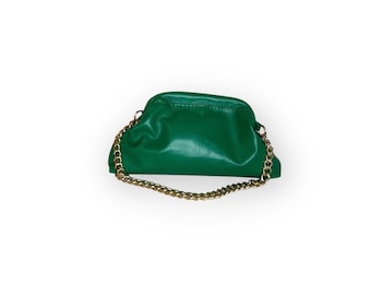 Clammy Clutch Purse - Green