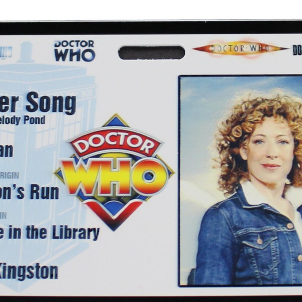 Doctor Who River Song Prop ID Badge