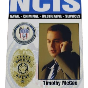 NCIS McGee Prop ID Badge