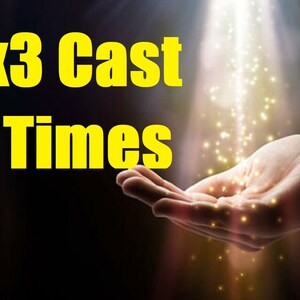 x3 Healing Spell cast by Eric