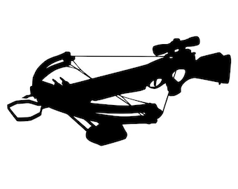 Crossbow Decal | Vinyl | Diecut | Decal | Car | Window Decal |  Laptop Sticker